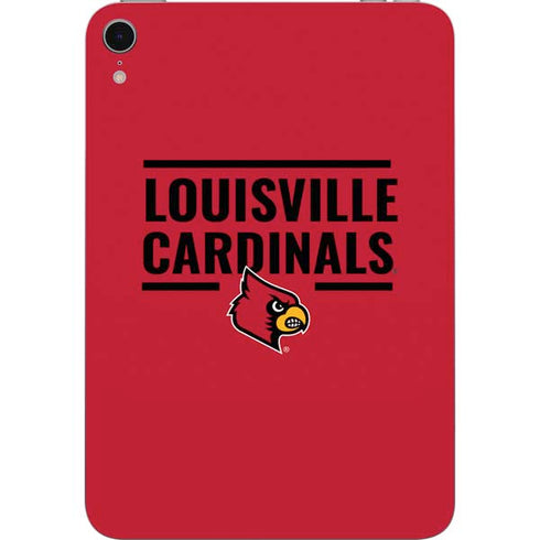 University of Louisville Cardinals Striped Apple iPad Mini Skin