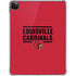 University of Louisville Cardinals Striped iPad Pro 11in (2024) Clear Case