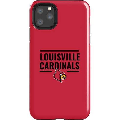 University of Louisville Cardinals Striped iPhone Cases