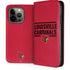 University of Louisville Cardinals Striped iPhone 13 Pro Folio Case