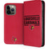 University of Louisville Cardinals Striped iPhone 13 Pro Max Folio Case
