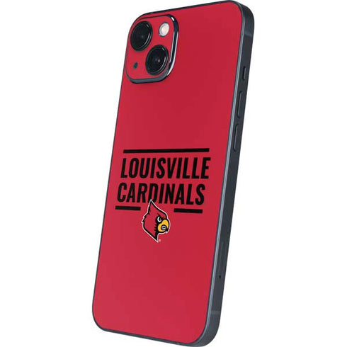 University of Louisville Cardinals Striped iPhone Skins