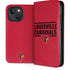 University of Louisville Cardinals Striped iPhone 15 Plus Folio Case