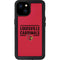 University of Louisville Cardinals Striped iPhone 15 Plus Waterproof Case