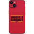 University of Louisville Cardinals Striped iPhone 15 Skin
