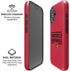 University of Louisville Cardinals Striped iPhone 16 Magsafe Impact Case