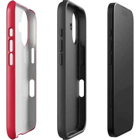 University of Louisville Cardinals Striped iPhone 16 Plus Impact Case