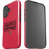University of Louisville Cardinals Striped iPhone 16 Plus Impact Case