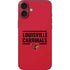 University of Louisville Cardinals Striped iPhone 16 Plus Skin