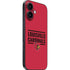 University of Louisville Cardinals Striped iPhone 16 Plus Skin