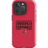 University of Louisville Cardinals Striped iPhone 16 Pro Impact Case