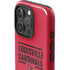 University of Louisville Cardinals Striped iPhone 16 Pro Impact Case
