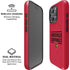 University of Louisville Cardinals Striped iPhone 16 Pro Magsafe Impact Case