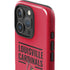 University of Louisville Cardinals Striped iPhone 16 Pro Max Impact Case
