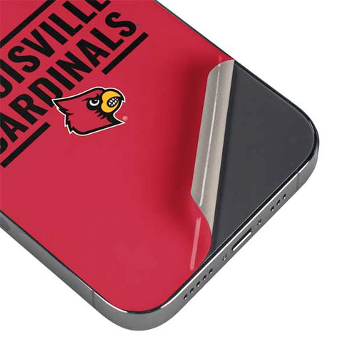 University of Louisville Cardinals Striped iPhone 16 Pro Max Skin