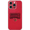 University of Louisville Cardinals Striped iPhone 16 Pro Skin