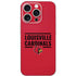 University of Louisville Cardinals Striped iPhone 16 Pro Skin