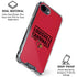 University of Louisville Cardinals Striped iPhone 16e Clear Case