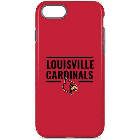 University of Louisville Cardinals Striped iPhone Cases