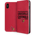 University of Louisville Cardinals Striped iPhone 8 Folio Case