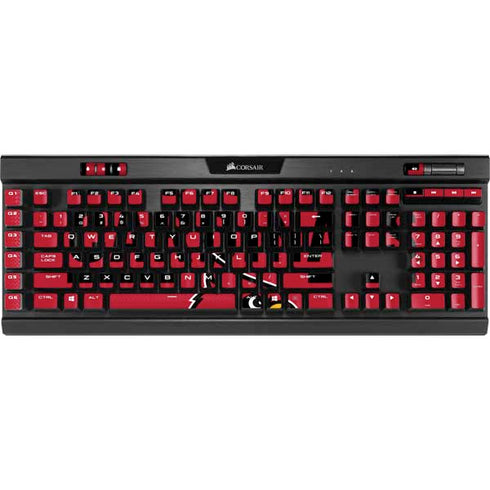 University of Louisville Cardinals Striped K95 RGB PLATINUM Mechanical Gaming Keyboard Skin