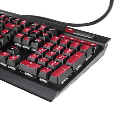 University of Louisville Cardinals Striped K95 RGB PLATINUM Mechanical Gaming Keyboard Skin