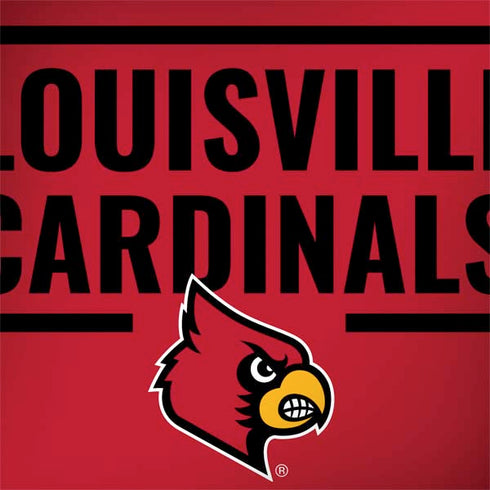 University of Louisville Cardinals Striped Dell Latitude Skin