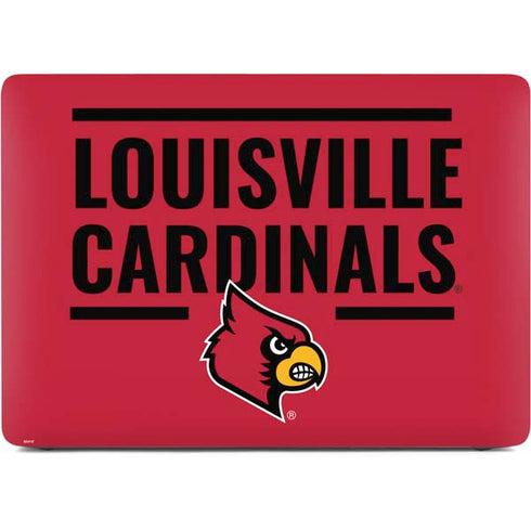 University of Louisville Cardinals Striped Apple MacBook Air Skin