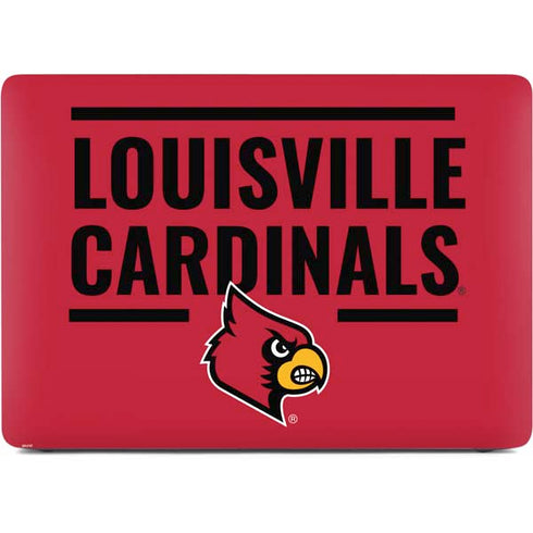 University of Louisville Cardinals Striped Apple MacBook Pro 16-inch Skin