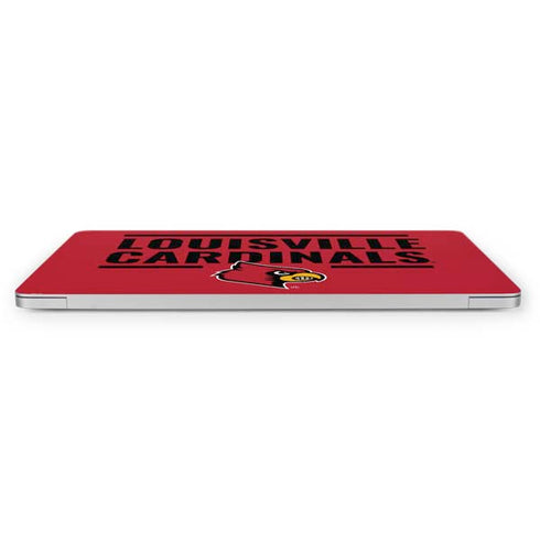 University of Louisville Cardinals Striped Apple MacBook Pro 16-inch Skin