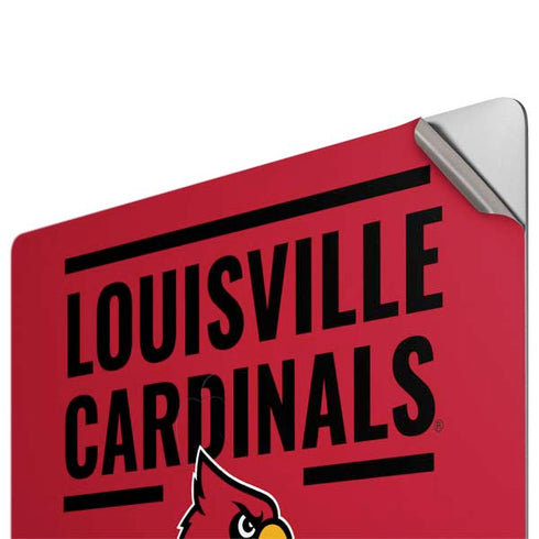 University of Louisville Cardinals Striped Apple MacBook Pro 16-inch Skin
