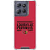 University of Louisville Cardinals Striped Moto G 5G (2025) Clear Case