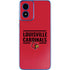 University of Louisville Cardinals Striped Moto G Play 4G (2024) Skin