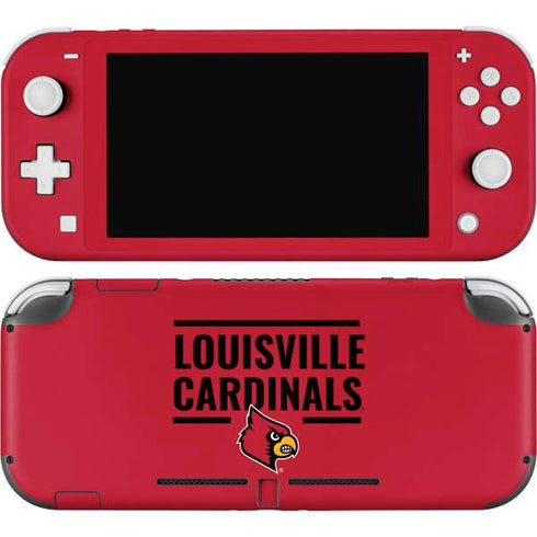University of Louisville Cardinals Striped Nintendo Skins