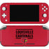 University of Louisville Cardinals Striped Nintendo Skins