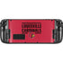 University of Louisville Cardinals Striped Steam Deck Handheld Gaming Computer Skin