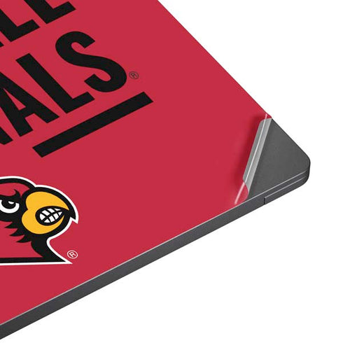 University of Louisville Cardinals Striped Surface Laptop 7 13.8in Skin