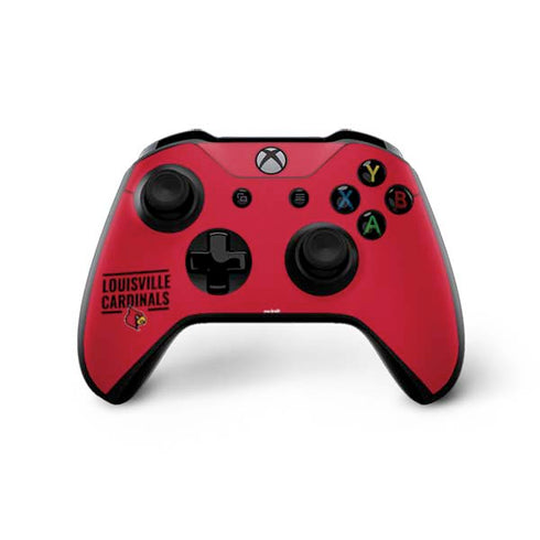University of Louisville Cardinals Striped Xbox One Skins