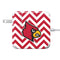 University of Louisville Chevron 85W Power Adapter (15 and 17 inch MacBook Pro Charger) Skin
