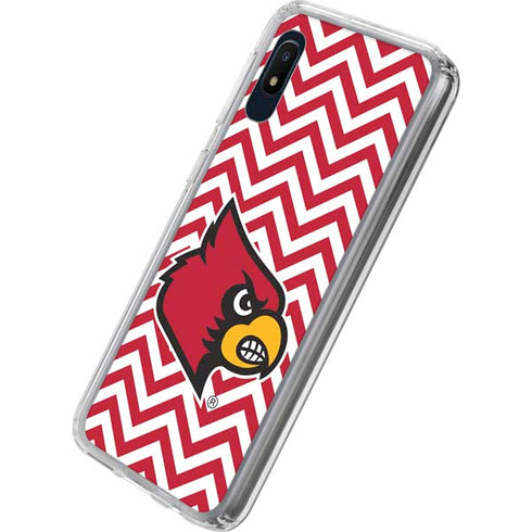 University of Louisville Chevron Galaxy A10e Clear Case