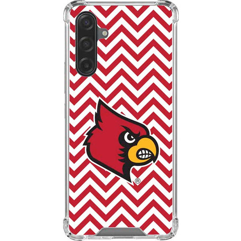 University of Louisville Chevron Galaxy A17 Clear Case