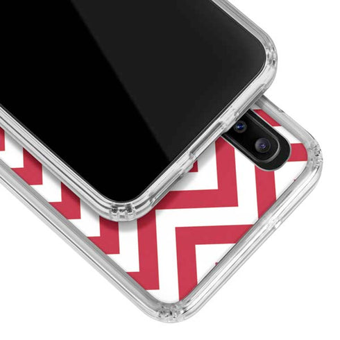 University of Louisville Chevron Galaxy A20 Clear Case