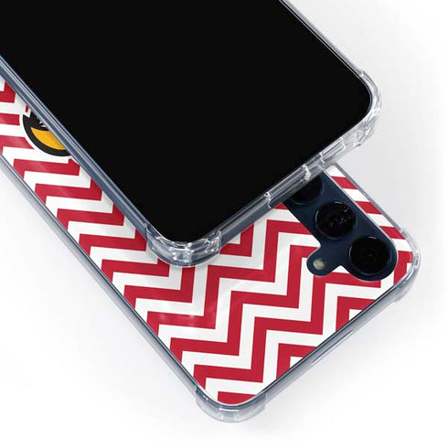 University of Louisville Chevron Galaxy A35 5G Clear Case