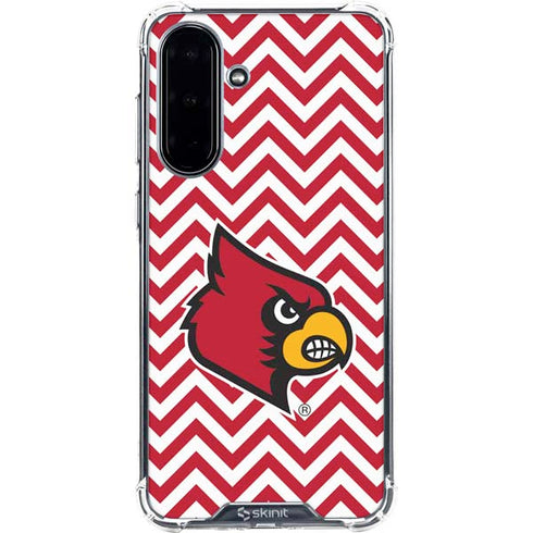 University of Louisville Chevron Galaxy A36 5G Clear Case