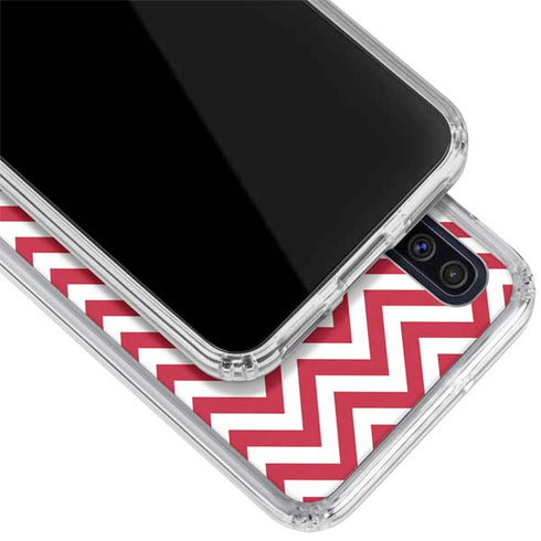 University of Louisville Chevron Galaxy A50 Clear Case