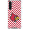 University of Louisville Chevron Galaxy S24 FE Clear Case