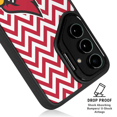 University of Louisville Chevron Galaxy S24 FE Kickstand Case