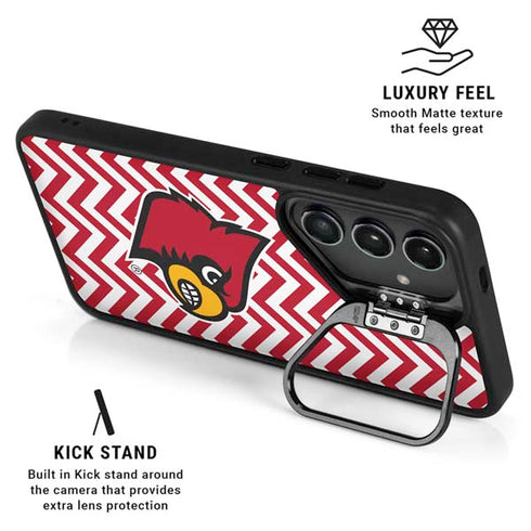 University of Louisville Chevron Galaxy S25 Kickstand Case