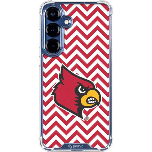 University of Louisville Chevron Galaxy S25 Clear Case