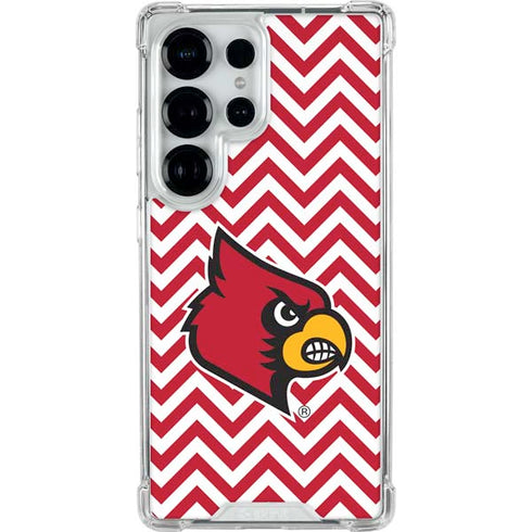 University of Louisville Chevron Galaxy S25 Ultra Clear Case